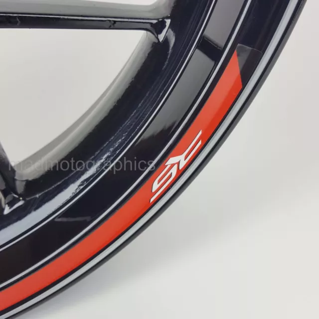 riflettenti Decalcomanie ruote moto adesivi cerchio per Aprilia Racing RS 660 3