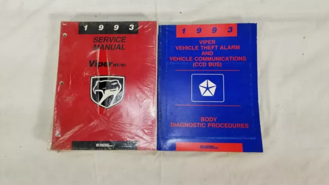 1993 Dodge Viper Service Manual Body Diagnostic Procedures