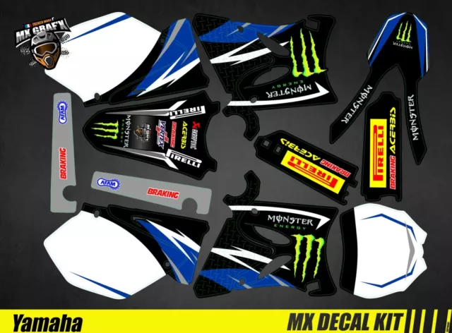 Kit Deco Motorcycle for / MX Decal Kit For Yamaha YZ 125-250 - Monster