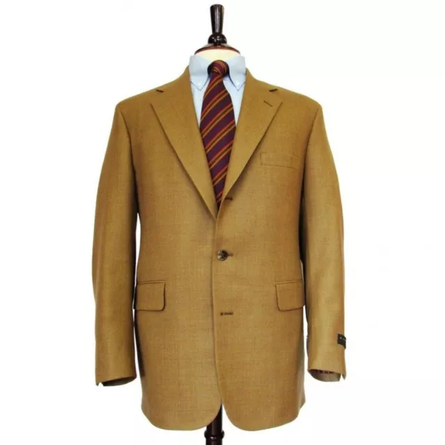 O'Connell's x H Freeman Sport Coat- Super 100s Wool Hopsack- Vicuna Sz 48L (NWT)