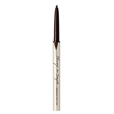 Delineador de lápiz impermeable CLIO Sharp So Simple #Delineador de ojos automático marrón NUEVO
