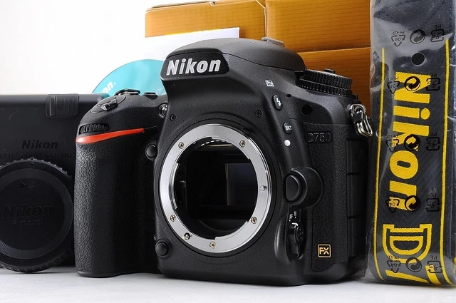 [Near Mint SC 9702 Shots] Nikon D750 24.3MP Digital SLR Camera Body Boxed