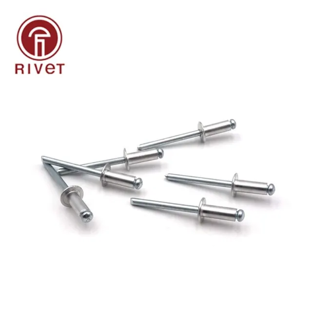 DIN EN ISO 15977 M4.8 50/100 PCS Round Head Multi-Size High-Quality Blind Rivets