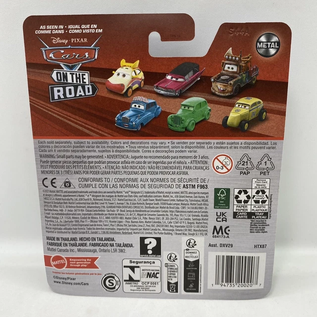 DISNEY PIXAR CARS Lightning McQueen Deputy Hazard Slime Diecast On Road ...