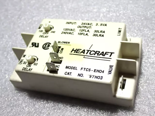 Heatcraft FTC5-EH04 Fan timer Lennox 97H03 USED #E207