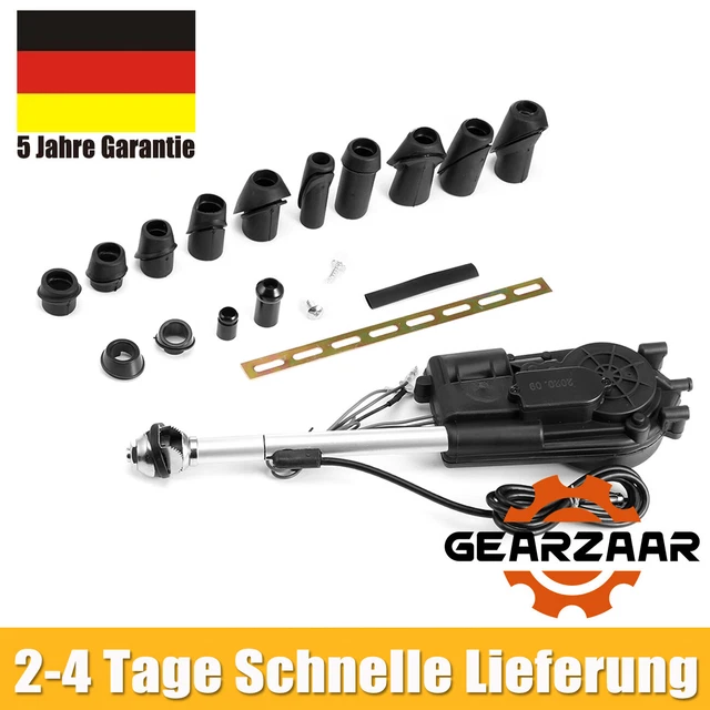 Elektrische Teleskopantenne Für W140 W124 W201 W202 Automatische Elektrische Motorantenne Für Mercedes W140, W124, W201, W202 – 87 Cm, Silber, Einfacher Einbau, 2 Jahre Garantie W124 Antenne