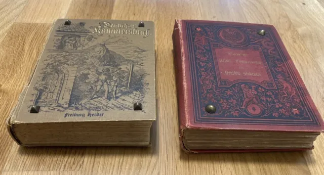 Konvolut Kommersbücher 1924 und 1895