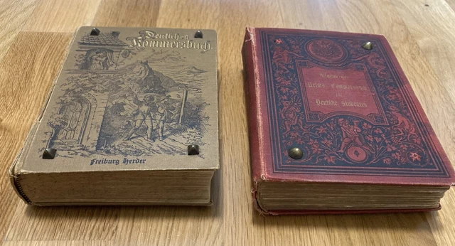 Konvolut Kommersbücher 1924 und 1895