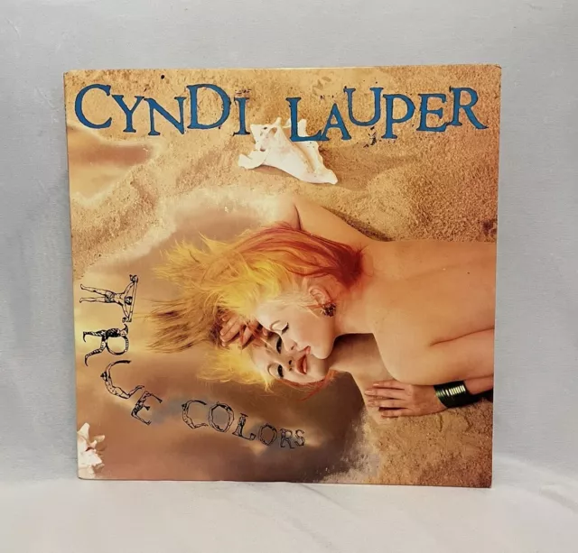 Cyndi Lauper True Colors Vinyl Record 1986 Pop Rock LP NM