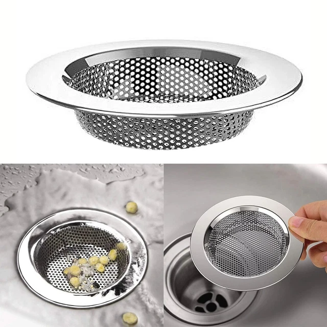 2 Filtres D'Évier Cuisine Salle De Bain Acier Inoxydable - Hauteur Réglable 82mm