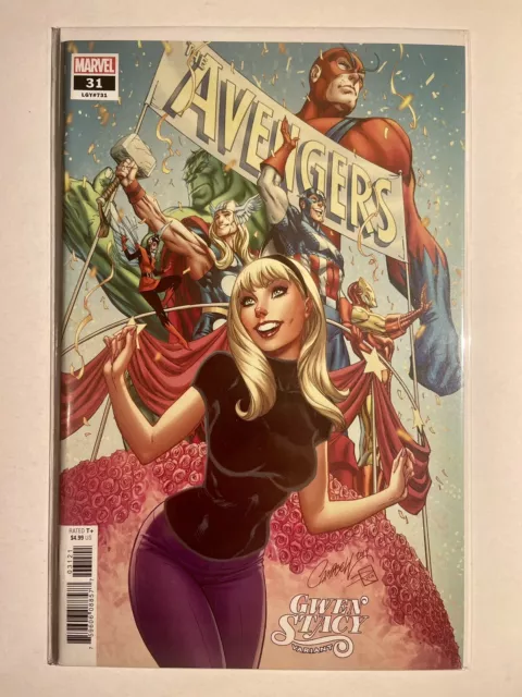 Avengers 31 NM+ Marvel 2020 J.Scott Campbell Gwen Stacy Variant Cover!