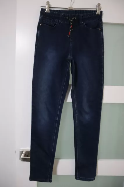 Bauhaus boys pull up denim stretch jeans size 12