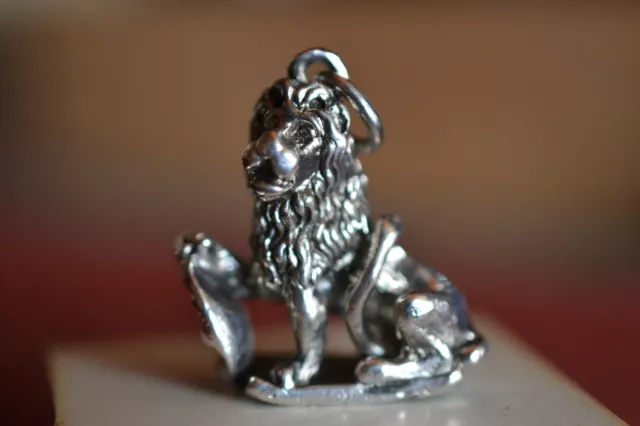 Charivari Anhänger Bayerischer Löwe 925 Sterling Silber