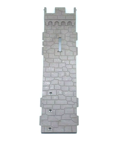 Mur De Château Playmobil Moyen-Âge Gris Avec 2 Meurtrières - Pièce D'occasion