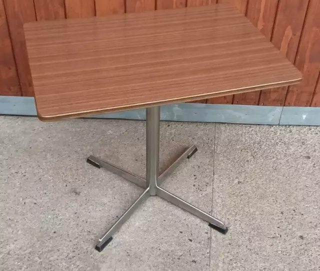 Mesa Vintage Mesa Auxiliar Cromo Orientable Mesa de Centro 70er Retro Café Table