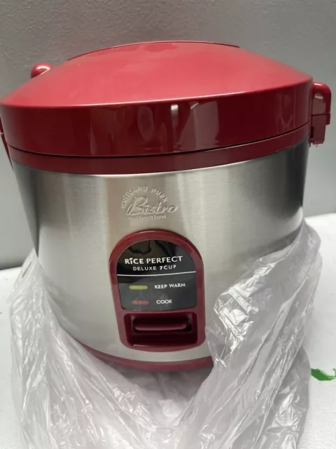 Wolfgang Puck Bistro Electric Rice Cooker Steamer Rice Perfect Deluxe 10 Cup