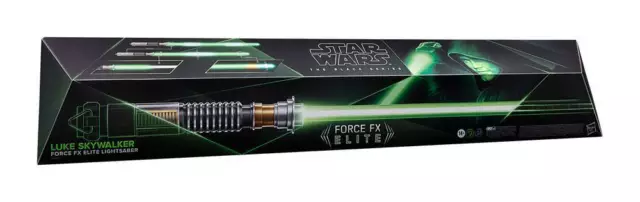 Star Wars The Black Series LUKE SKYWALKER Force FX Green Lightsaber Replic 1/1