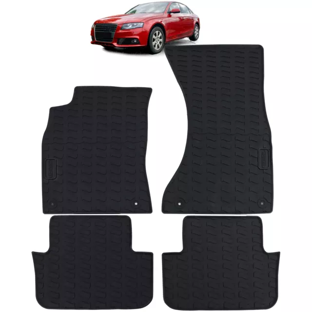 Original Audi A4 8W B9 rubber mats rubber floor mats front 8W1061501 041