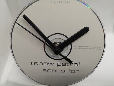 Snow Patrol - Canciones (CD de reloj) Personalizado Construido en el Reino Unido Único Regalo de Navidad ☆ CORREO RÁPIDO GRATUITO