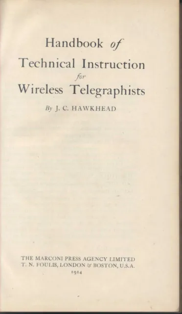 Early Wireless Telegraphy Ship Radio Officer Hawkhead Marconi Ww1 3