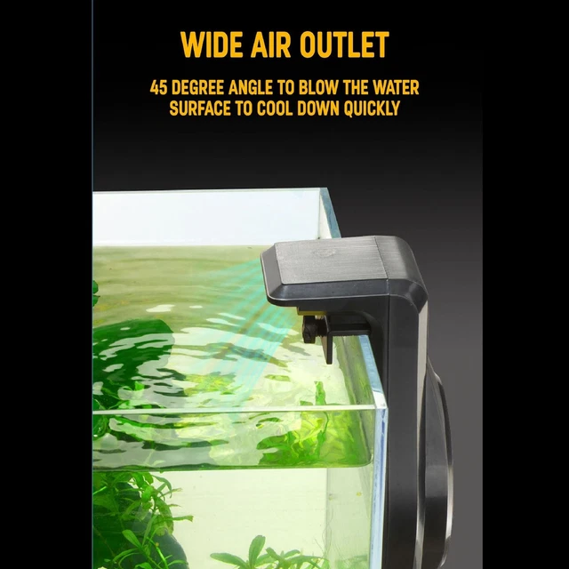 Fish Tank Chillers Fan Rapid Cooling Adjustable Wind Speed Aquarium Cooling Fst