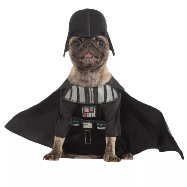 Animaux Noir Officiel Star Wars Darth Vader Cape Halloween Coiffe Costume