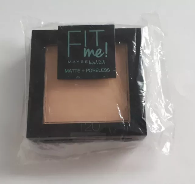 Maybelline Fit Me Matte & Poreless 120 Classic Ivory Poudre pour le visage /EBMD