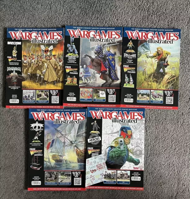 Wargames Illustrated Magazine Issues 5 Magazines WI381-WI385