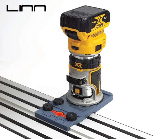 DEWALT ROUTER BASE Track Rail Guide Adaptor for DCW600 DCW604 D26200