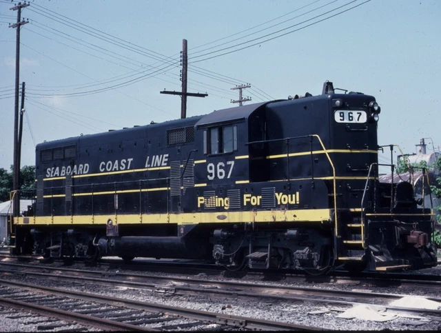 Seaboard Coast  Line   Original Railroad Slide   Scl