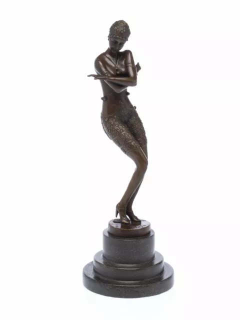 Escultura de bronce en el estilo deco (1882-1943) el arte del bailarín de