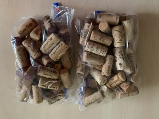 Natural Used Wine Corks - Ideal for Crafts, Fishing, Weddings etc