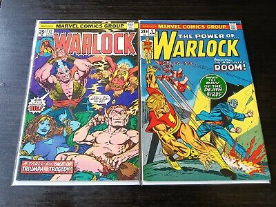 THE POWER OF WARLOCK 5 & 12 Marvel Comics Adam Warlock Him GOTG MCU LOT of 2