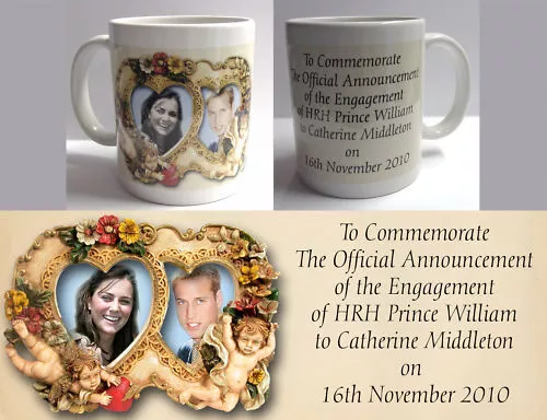 Hrh Prince William & Kate Middleton Engagement Mug 4