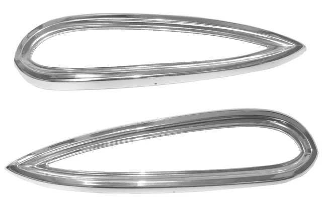 1959 Chevrolet Passenger Car Tail Light Bezel Set Impala Biscayne Bel Air New
