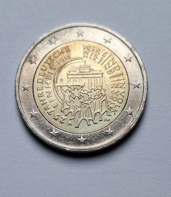 2 Euro Münze Wir Sind Ein Volk 2015 2 EURO MÜNZE 25 JAHRE DEUTSCHE EINHEIT WIR SIND EIN VOLK 2015 Selten