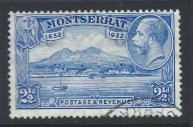 MONTSERRAT GV 1932 SG88 21/2d 300th Ann Settlement f/u little off-centre Cat £21