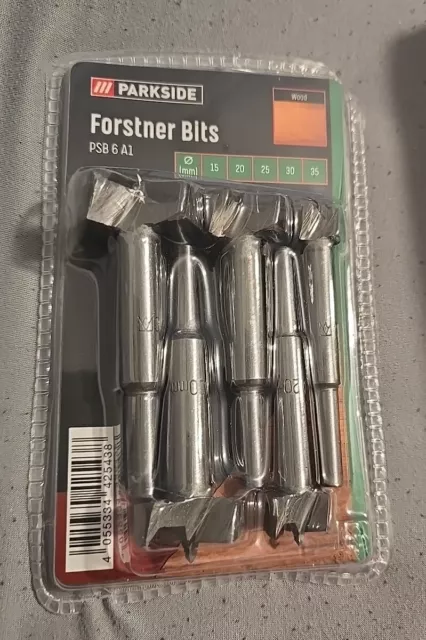 PARKSIDE FORSTNER DRILL Bit set 5 Pack For Wood 40cr Steel Psb 6 A1 6.12 PicClick UK