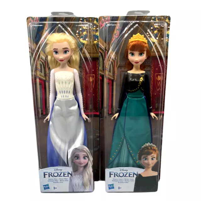 Disney Die Eiskönigin 2 Schimmerglanz Königin ELSA -oder- Anna Modepuppe Frozen