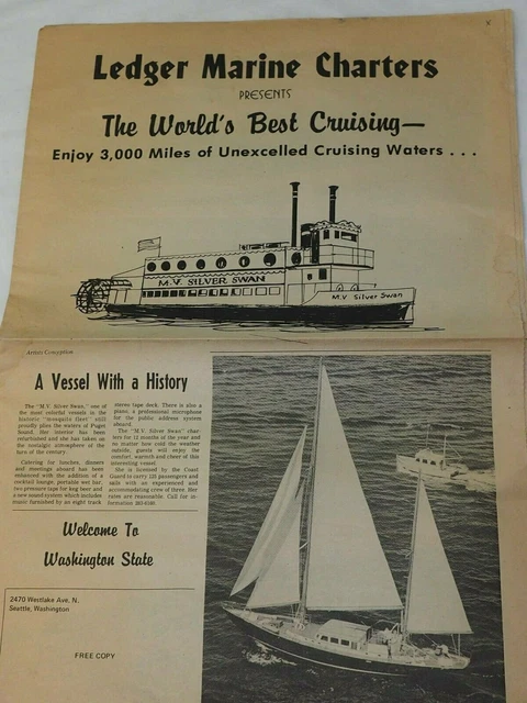 LEDGER MARINE CHARTERS PRESENTS The Worlds Best Cruising 1960's