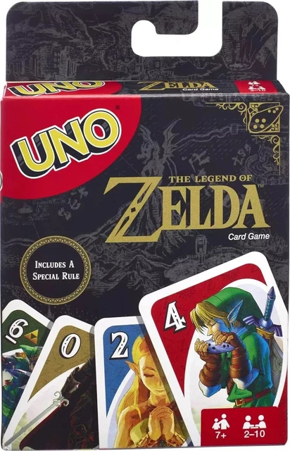 Mattel Games UNO The Legend Of Zelda, Kartenspiel Für Den Familienabend
