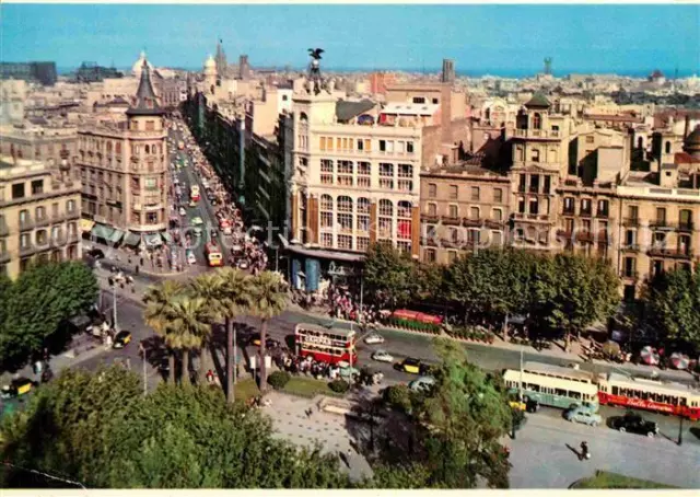72889557 Barcelona Cataluna Piazza de la Universidad y la calle de Pelayo Barcel