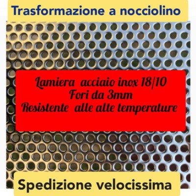 Lamiera Forata In Acciaio Inox 304 Con Fori A Fessura, 15x15 Cm Spessore 1,5 Mm, Per Ventilazione E Protezione