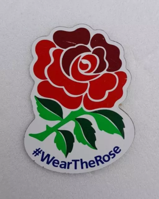 Official England Rugby Rose Pin Badge 6 Nations World Cup 2023