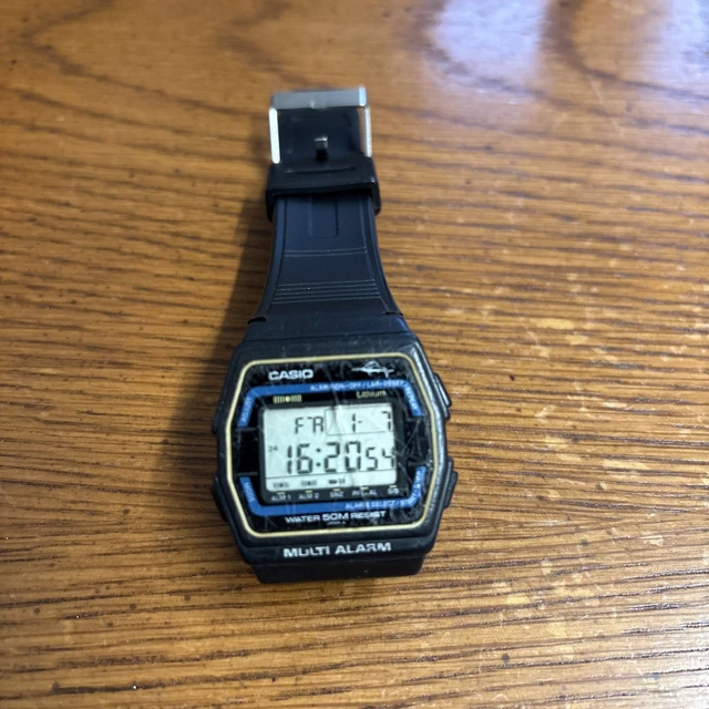 CASIO W-25 [181]MARLIN Multi-Alarm LCD Digital Watch Quartz