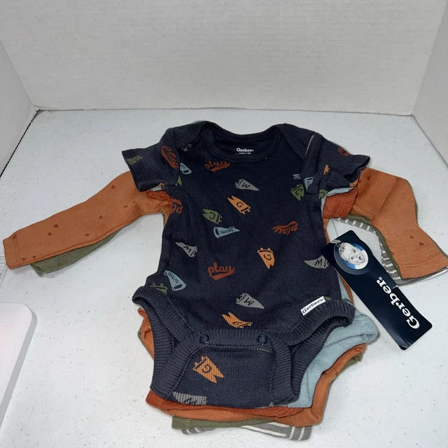 Gerber Teenage Mutant Ninja Turtles Cotton Onesie - Short Sleeve, White, Unisex Baby Bodysuit