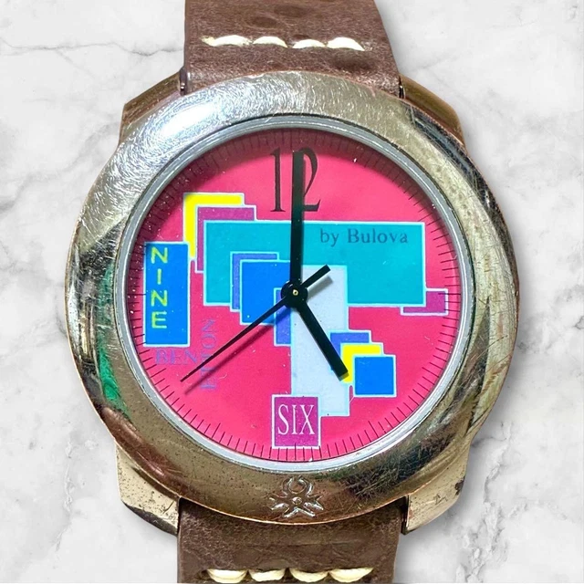 Montre Benetton Bulova Quartz - Non Testée - Pour Pièces - Occasion - Homme