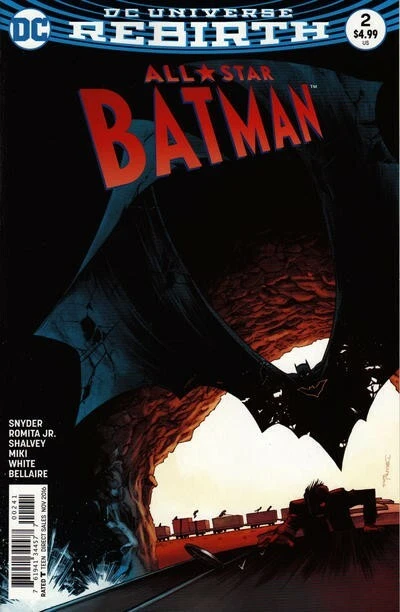 All-Star Batman #2 (2016) Declan Shalvey Variant Cover, Snyder, Romita, Dc, Nm