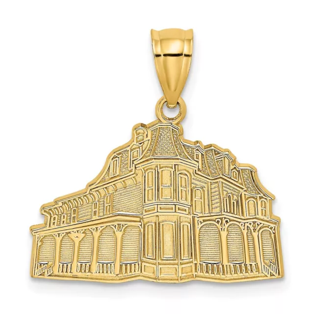 14K Yellow Gold The Queen Victoria - Cape May, NJ Pendant