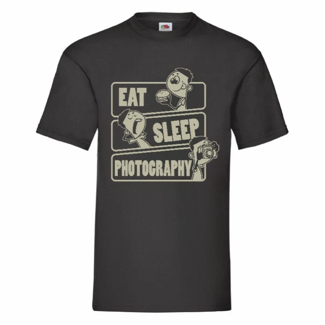 Maglietta Eat Sleep Photography Small-3XL